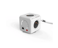 Allocacoc® PowerCube |Extended WiFi| Πολύπριζο 4 θέσεων - Γκρι - 9710/DEEXWF