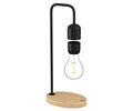 Designnest® Levitating Light Bulb |Table Lamp| Μαγνητικό αιωρούμενο επιτραπέζιο φωτιστικό (μαύρο)