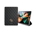Guess 4G Logo Saffiano Collection Book Cover Θήκη κατάλληλη για Apple iPad Pro 2021 11" (Space Grey - GUIC11G4GFGR)