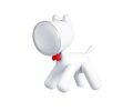 Designnest® PuppyLamp |Janpim| Επιτραπέζια λάμπα αστείο κουτάβι με διακόπτη στη ουρά του (λευκό)