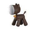 Designnest® PuppyLamp |Janpim| Επιτραπέζια λάμπα αστείο κουτάβι με διακόπτη στη ουρά του (καφέ)