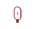 Designnest Heng Balance Type-C |Plastic Lamp Ellipse| Διακοσμητική λάμπα με μαγνητικό διακόπτη (Κόκκινο)