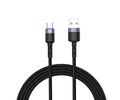Tellur data cable USB to Type-C with LED light, 1.2m, black