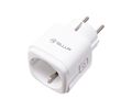 Tellur Smart WiFi AC Εξωτερική Πρίζα Ρεύματος WiFi με Ένδειξη ενεργειακής κατανάλωσης σε λευκό χρώμα