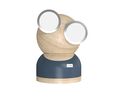 Designnest® GoggleLamp |Mr Watt| Επιτραπέζιο Φωτιστικό από ξύλο σφενδάμου και αλουμίνιο με ρύθμιση φωτεινότητας αφής (grey/blue/wood)