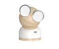 Designnest® GoggleLamp |Mr Watt| Επιτραπέζιο Φωτιστικό από ξύλο σφενδάμου και αλουμίνιο με ρύθμιση φωτεινότητας αφής (white/wood)
