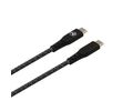 Καλώδιο φόρτισης και δεδομένων Tellur Green Data Cable Type-C σε Type-C – 1 μέτρο σε μαύρο χρώμα