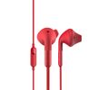 Defunc PLUS HYBRID In-Ear Earbuds Ενσύρματα Ακουστικά σε κόκκινο χρώμα