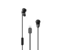 DesignNest earBeans |Bass| Ελαφριά ακουστικά σε σχήμα φασολιού με υποδοχή Lightning (γκρι)