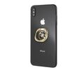 Guess 4G Ring Stand Μοντέρνο Pop Holder για smartphone σε μαύρο/χρυσό