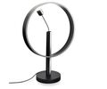 DesignNest Enso Floating Lamp Σφαιρική διακοσμητική λάμπα διαμέτρου 30 εκατοστών με ροοστάτη αφής (Μαύρο)