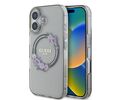 Guess Magsafe “Flower Wreath” Hard Case Θήκη προστασίας από σκληρό πλαστικό – iPhone 16 (Μαύρο – GUHMP16SHFWFCK)