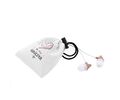 Tellur Magiq In-Ear Headphones Ακουστικά  Με Υφασμάτινη Θήκη σε Ροζ Χρώμα (TLL162212)