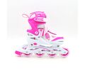 Αθλοπαιδιά Αυξομειούμενα Inline/Roller Skates/Παγοπέδιλα, 3 σε 1, για Κορίτσια Χρώμα (Φούξια), Μέγεθος (26-29)