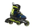 ROLLERBLADE Microblade 3WD Αυξομειούμενα Πατίνια - Blue royal/Lime Χρώμα (Μπλε-lime), Μέγεθος (36.5-40.5)