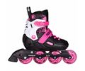 POWERSLIDE Khaan Magic Pink Αυξομειούμενα Πατίνια - Μαύρο/Λευκό/Ροζ Χρώμα (Μαύρο-Λευκό-Ροζ), Μέγεθος (35-38)