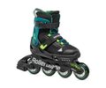 ROLLERBLADE Microblade XT Αυξομειούμενα Πατίνια - Μαύρο/Πετρόλ Πράσινο Χρώμα (Μαύρο-Πετρόλ), Μέγεθος (28-32)