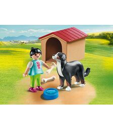 PLAYMOBIL Παιδάκι με σκύλο 70136