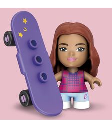 MEGA BLOKS BARBIE - ΦΙΓΟΥΡΕΣ ΜΕ ΑΞΕΣΟΥΑΡ-SKATEBOARDER GWR21/GWR24