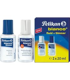 Διορθωτικό Υγρό & Διαλυτικό Pelikan 2X20ml  335778