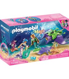 PLAYMOBIL Συλλέκτες Μαργαριταριών με γιγάντιο Σαλάχι Μάντα 70099