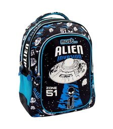 ΤΣΑΝΤΑ ΠΛΑΤΗΣ MUST GLOW IN THE DARK 32Χ18Χ43 3ΘΗΚΕΣ ALIEN INVASION 000584732