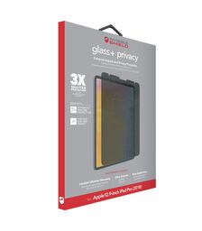 ZAGG InvisibleShield Tempered Glass – Apple iPad Pro 2018 12.9-inch (privacy)