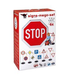 Big ΣΗΜΑΤΑ ΟΔΙΚΗΣ ΚΥΚΛΟΦΟΡΙΑΣ MEGA SET 67εκ 5 Τεμάχια