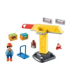 PLAYMOBIL 1-2-3 Γερανός Κατασκευών 70165