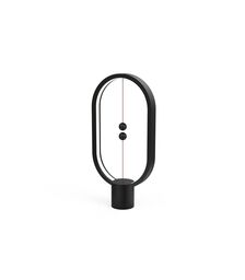Designnest Heng Balance Type-C |Plastic Lamp Ellipse| Διακοσμητική λάμπα με μαγνητικό διακόπτη (Μαύρο)
