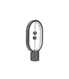 Designnest Heng Balance Mini |Plastic Lamp Ellipse| Διακοσμητική λάμπα με μαγνητικό διακόπτη (Dark Grey)