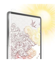 ZAGG InvisibleShield GlassFusion+ Canvas® Flexible Hybrid Protection with a Paper Finish – Apple iPad Pro 12,9" (2021 - 5th & 4th / 3rd Gen)