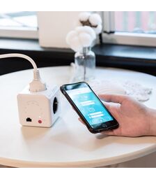 Allocacoc® PowerCube |Extended WiFi| Πολύπριζο 4 θέσεων - Γκρι - 9710/DEEXWF