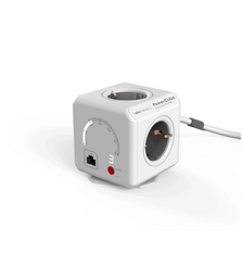 Allocacoc® PowerCube |Extended WiFi| Πολύπριζο 4 θέσεων - Γκρι - 9710/DEEXWF