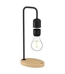 Designnest® Levitating Light Bulb |Table Lamp| Μαγνητικό αιωρούμενο επιτραπέζιο φωτιστικό (μαύρο)
