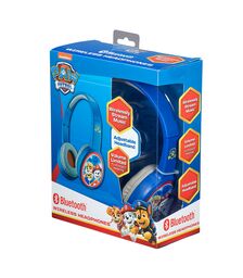 eKids Paw Patrol Ασύρματα Ακουστικά με ασφαλή μέγιστη ένταση ήχου για παιδιά και εφήβους (PW-B36VM) (Γαλάζιο/Λευκό)