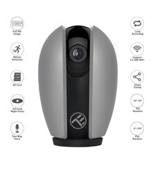 Tellur WiFi Smart Indoor Camera σε μαύρο/γκρι χρώμα FullHD (TLL331071)