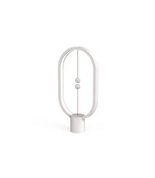 Designnest Heng Balance Type-C |Plastic Lamp Ellipse| Διακοσμητική λάμπα με μαγνητικό διακόπτη (Λευκό)