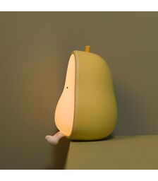 Designnest® Pear Night Lamp |MUID| Φωτάκι παιχνίδι αχλάδι από μαλακή σιλικόνη
