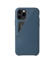 Native Union Clic Card Δερμάτινη Θήκη προστασίας για Apple iPhone 11 Pro με υποδοχή για κάρτες – μπλε