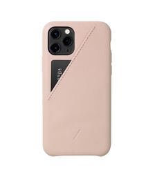 Native Union Clic Card Δερμάτινη Θήκη προστασίας για Apple iPhone 11 Pro με υποδοχή για κάρτες – ροζ