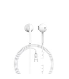 Tellur Urbs In-Ear Headphones με Type-C Connector Ακουστικά σε λευκό χρώμα (TLL162272)