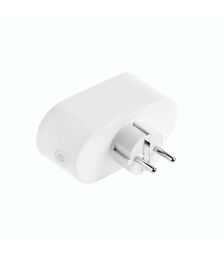 Tellur Smart WiFi AC Dual Plug Διπλή Εξωτερική Πρίζα Ρεύματος WiFi με Ένδειξη ενεργειακής κατανάλωσης σε λευκό χρώμα