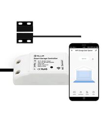 Tellur Smart WiFi Garage Door control Kit Τηλεχειρισμός Γκαραζόπορτας σε λευκό χρώμα