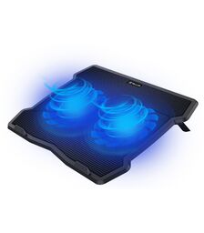 Tellur Basic Cooling Pad Βάση Ψύξης Laptop, 15.6″, 2 Ανεμιστήρων σε μαύρο χρώμα