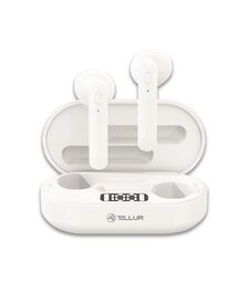 Tellur Flip Bluetooth True Wireless Headphones Ασύρματα Ακουστικά Bluetooth TWS – White