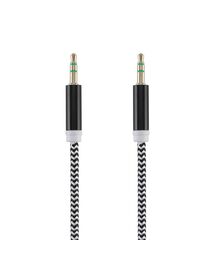 Tellur Auxiliary Audio Cable Στερεοφωνικό καλώδιο ήχου Αρσενικό/Αρσενικό μήκους 1 μέτρου σε μαύρο