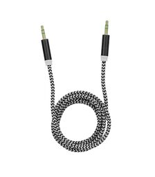 Tellur Auxiliary Audio Cable Στερεοφωνικό καλώδιο ήχου Αρσενικό/Αρσενικό μήκους 1 μέτρου σε μαύρο