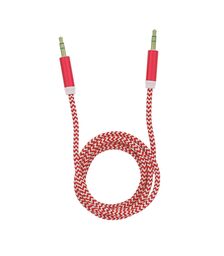 Tellur Auxiliary Audio Cable Στερεοφωνικό καλώδιο ήχου Αρσενικό/Αρσενικό μήκους 1 μέτρου σε κόκκινο
