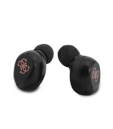 Guess Bluetooth Stereo Headset 5.0 True Wireless Ασύρματα Ακουστικά & θήκη φόρτισης (Pink - GUTWST31EP)